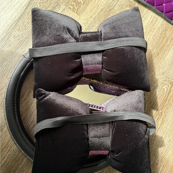 Purple Rhinestone Car Accessory Set - Picture 6 of 7